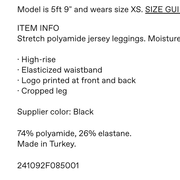 Anine Bing legging taille haute Small - Picture 5 of 6